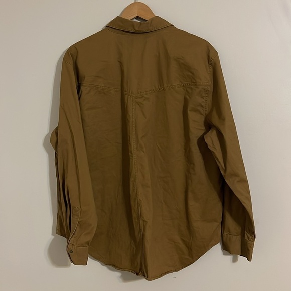 Banana Republic Men's Stone Washed Snap Button Long-Sleeve shirt - Picture 8 of 9